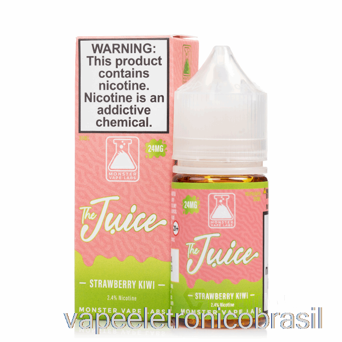 Vape Eletronico Morango Kiwi - Suco Sais - 30ml 48mg